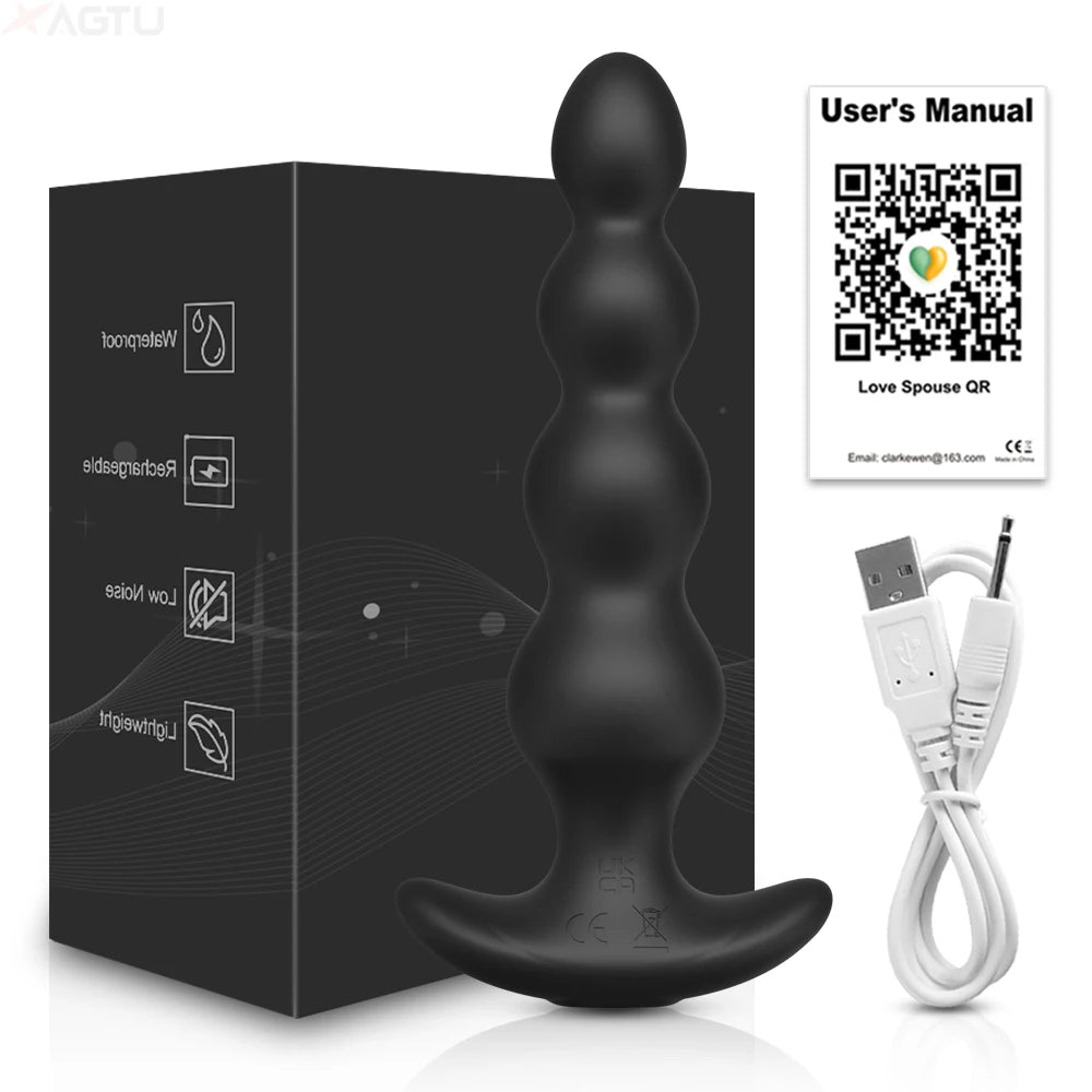 Plug Anal Vibrant Connecté – Prostate Massager Bluetooth avec Télécommande Sans Fil