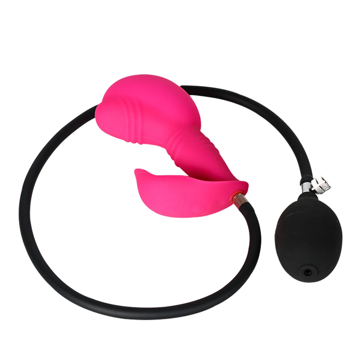 HESEKS Plug Anal Gonflable – Vibromasseur avec Télécommande & Stimulation Prostate/Vaginale