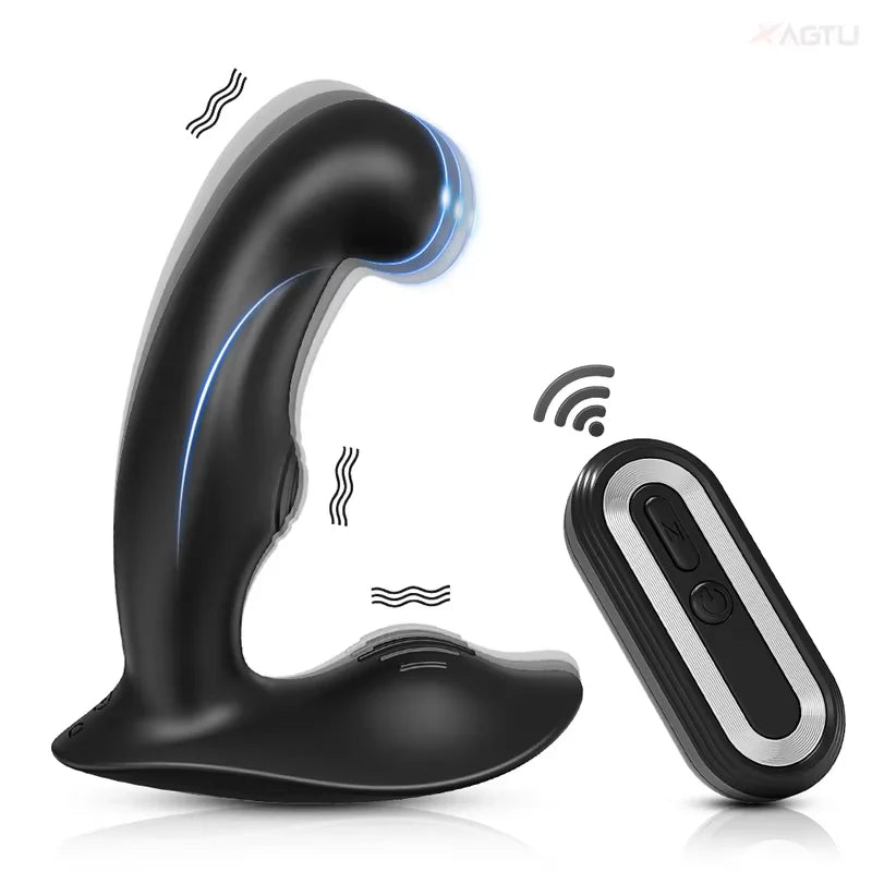 Stimulateur Prostatique Vibrant Connecté - Plug Anal Télécommandé par Application - Sextoy Homme pour Stimulation de la Prostate et Jeux de Couple