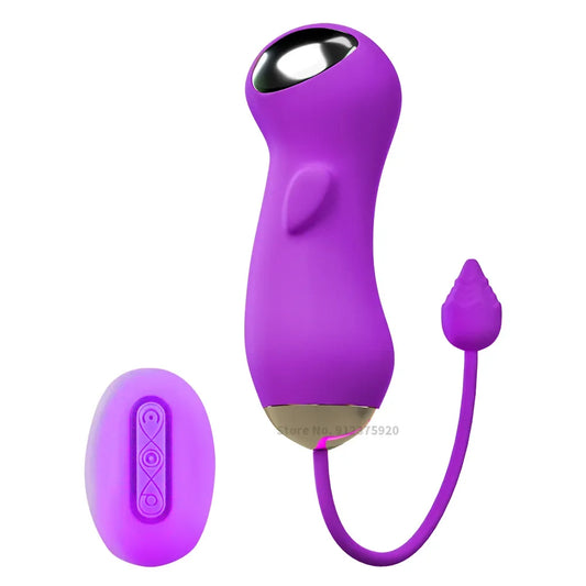 Boules de Kegel Vibrantes avec Électrostimulation et Télécommande – Œuf Vibrant Vaginal et Stimulateur Clitoridien pour Femme