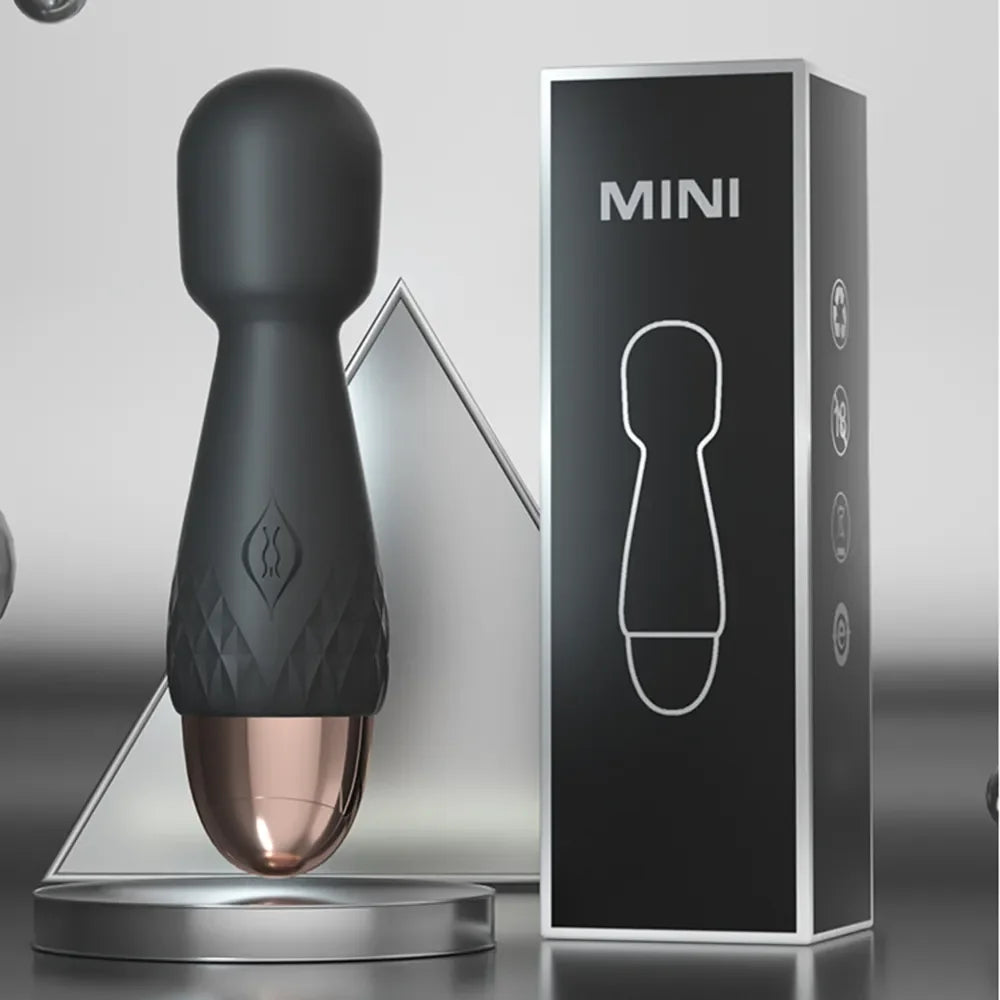 Mini Vibromasseur Personnel en Silicone – Puissant et Silencieux | Stimulateur Clitoridien & G-Spot pour Femme