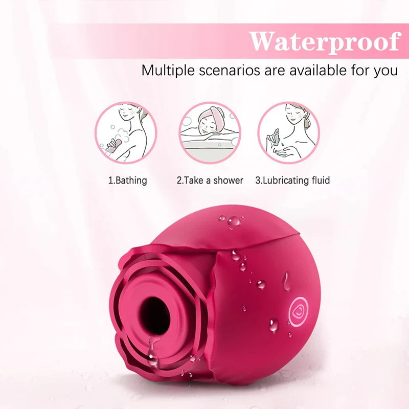 "Vibromasseur rose avec succion puissante - Stimulateur sous vide pour mamelons et clitoris - Jouet intime pour femmes"