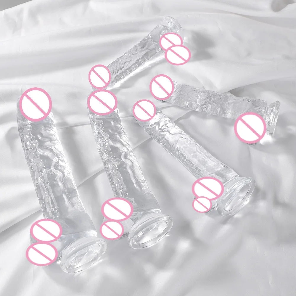 "Godemichet réaliste avec ventouse –  idéal pour la stimulation vaginale et anale, conçu pour le plaisir féminin et LGBTQ+. Parfait pour la masturbation et la pénétration."