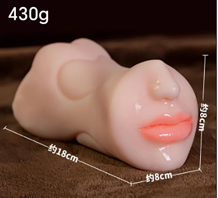 Masturbateur Homme 2 en 1 - Vagin et Anus Réalistes - Sextoy Portable avec Texture 3D - Stimulation Maximale Sex Doll Pocket Pussy for Men