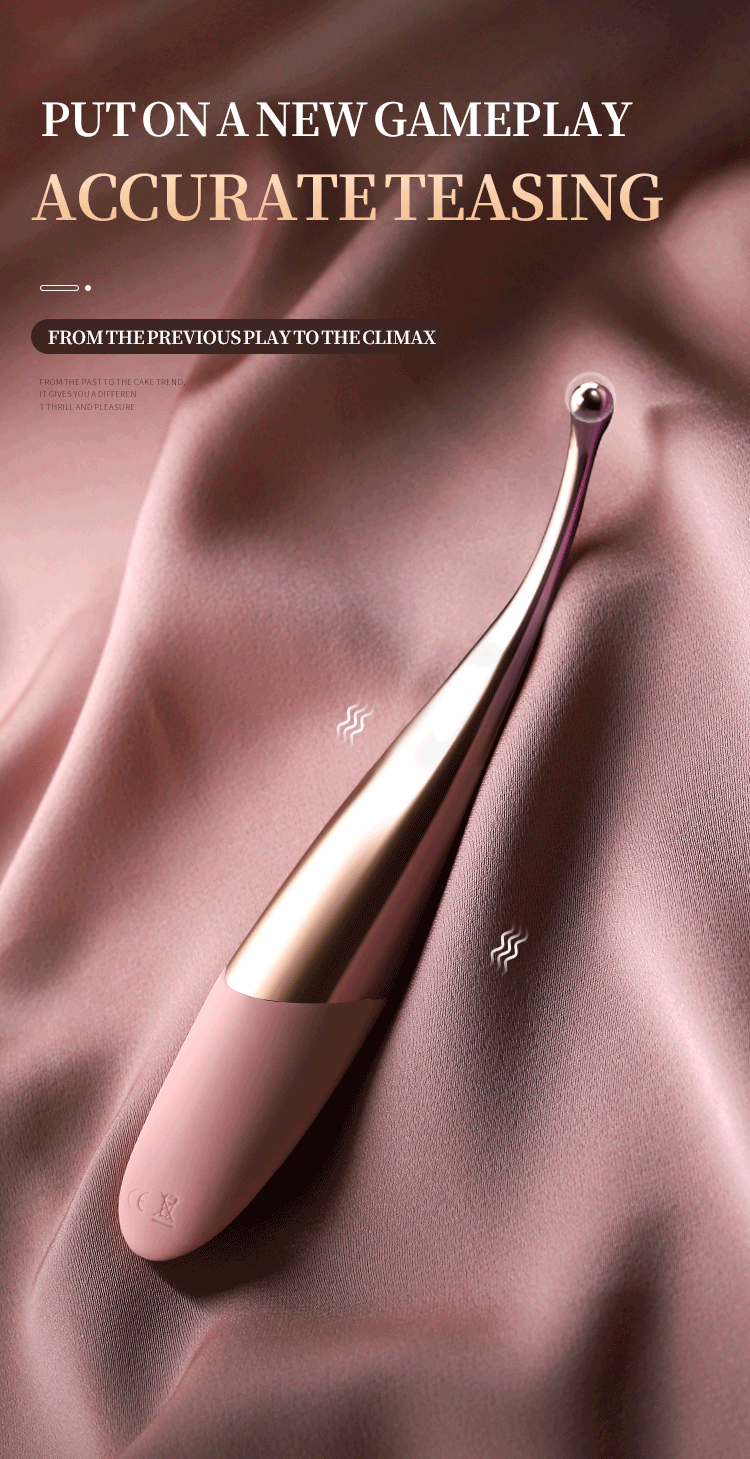 "Vibromasseur point G utilisé pour la stimulation magnétique du clitoris féminin, avec vibrations multifréquences ultrasoniques et rechargeables."