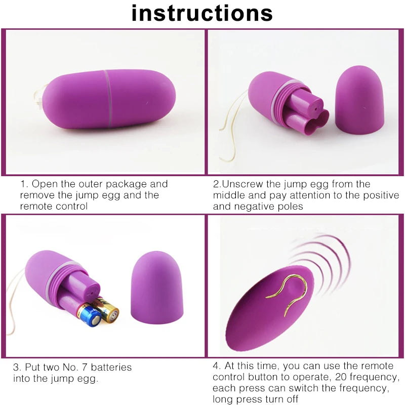 Œuf Vibrant Télécommandé Sans Fil – Vibromasseur Discret pour Femme | Stimulateur G-Spot