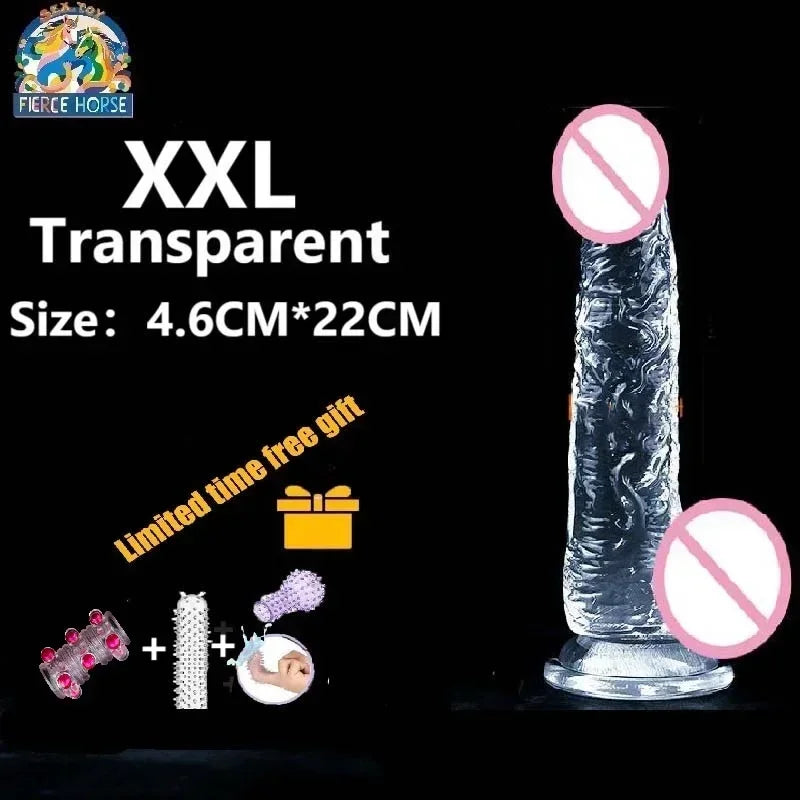 "Godemichet réaliste avec ventouse –  idéal pour la stimulation vaginale et anale, conçu pour le plaisir féminin et LGBTQ+. Parfait pour la masturbation et la pénétration."
