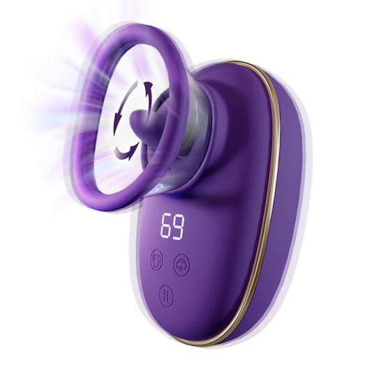 Vibromasseur Clitoridien avec Succion et Langue Léchante – Stimulateur Intime Multifonction pour Femme | Masturbateur Clitoris, Mamelons et Vagin