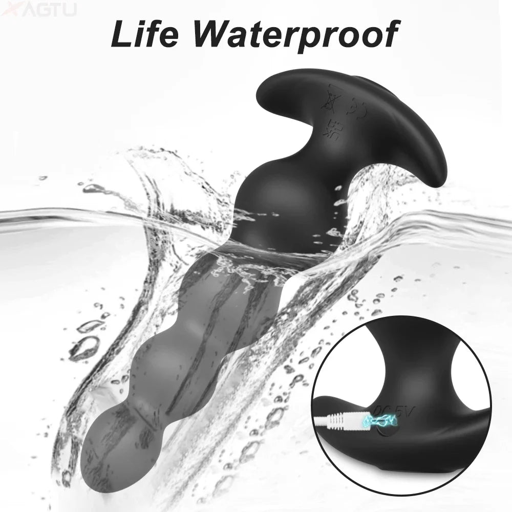 Plug Anal Vibrant Connecté – Prostate Massager Bluetooth avec Télécommande Sans Fil