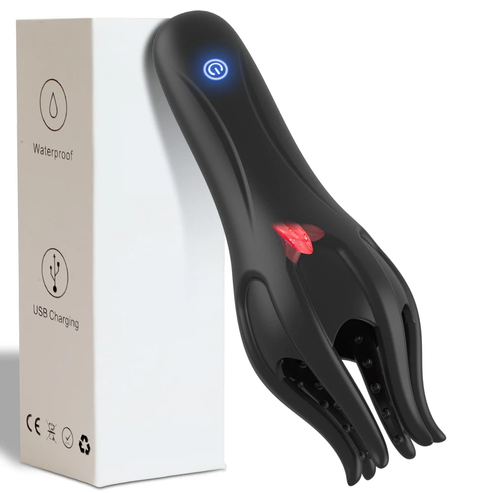 Stimulateur Vibrant pour Gland – Entraînement à l’Éjaculation Retardée et Plaisir Masculin