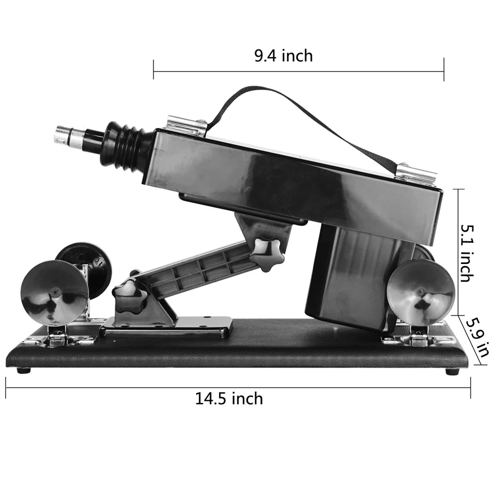 FREDORCH Sex Machine - Masturbateur Automatique pour Homme et Femme - Pénétration Réaliste avec Vitesse Réglable - Godemichet Inclus - Sextoy Haute Performanceng Device for Couple
