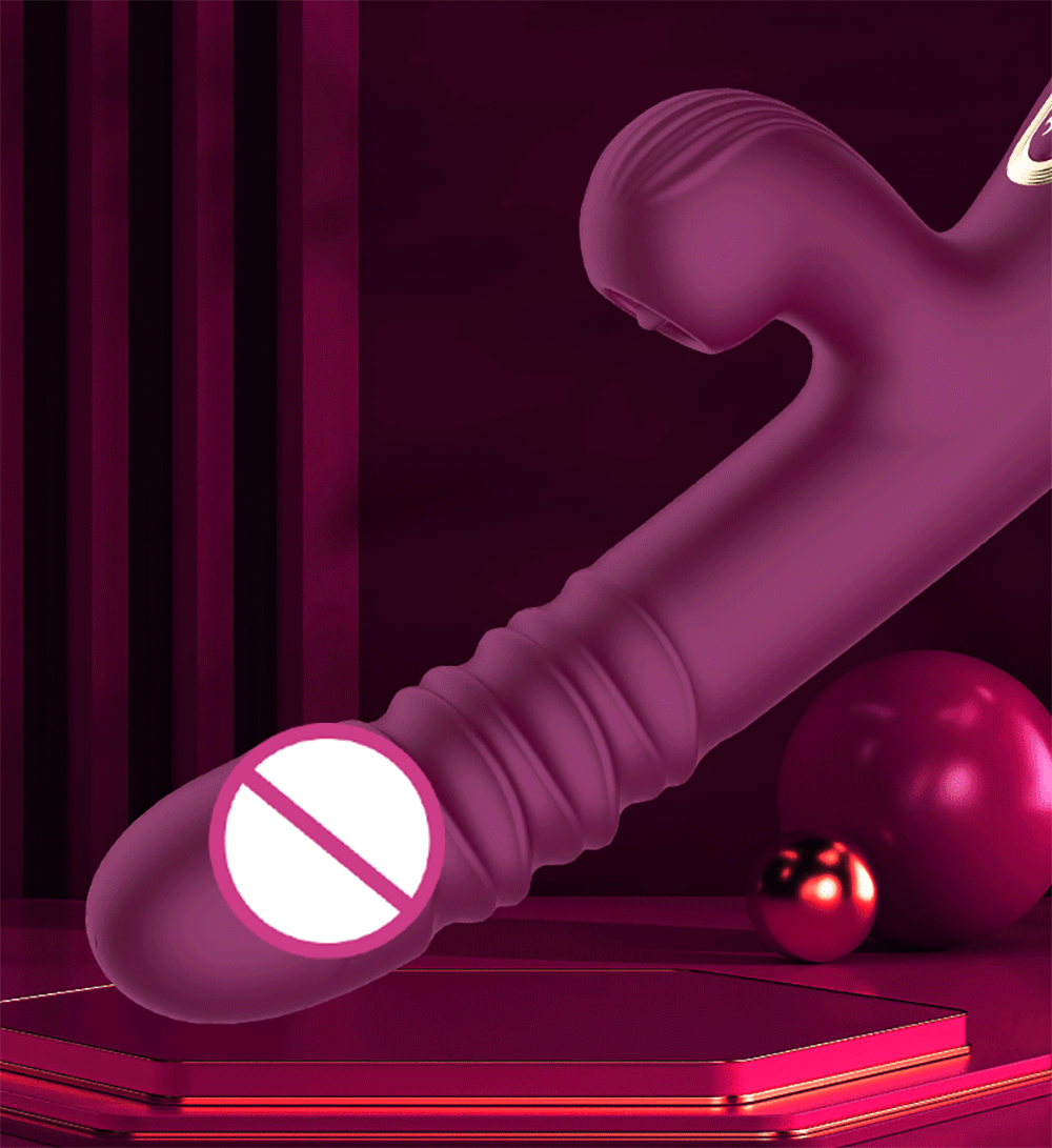 Vibromasseur Poussant Automatique – Stimulation Point G & Clitoris avec Fonction Succion