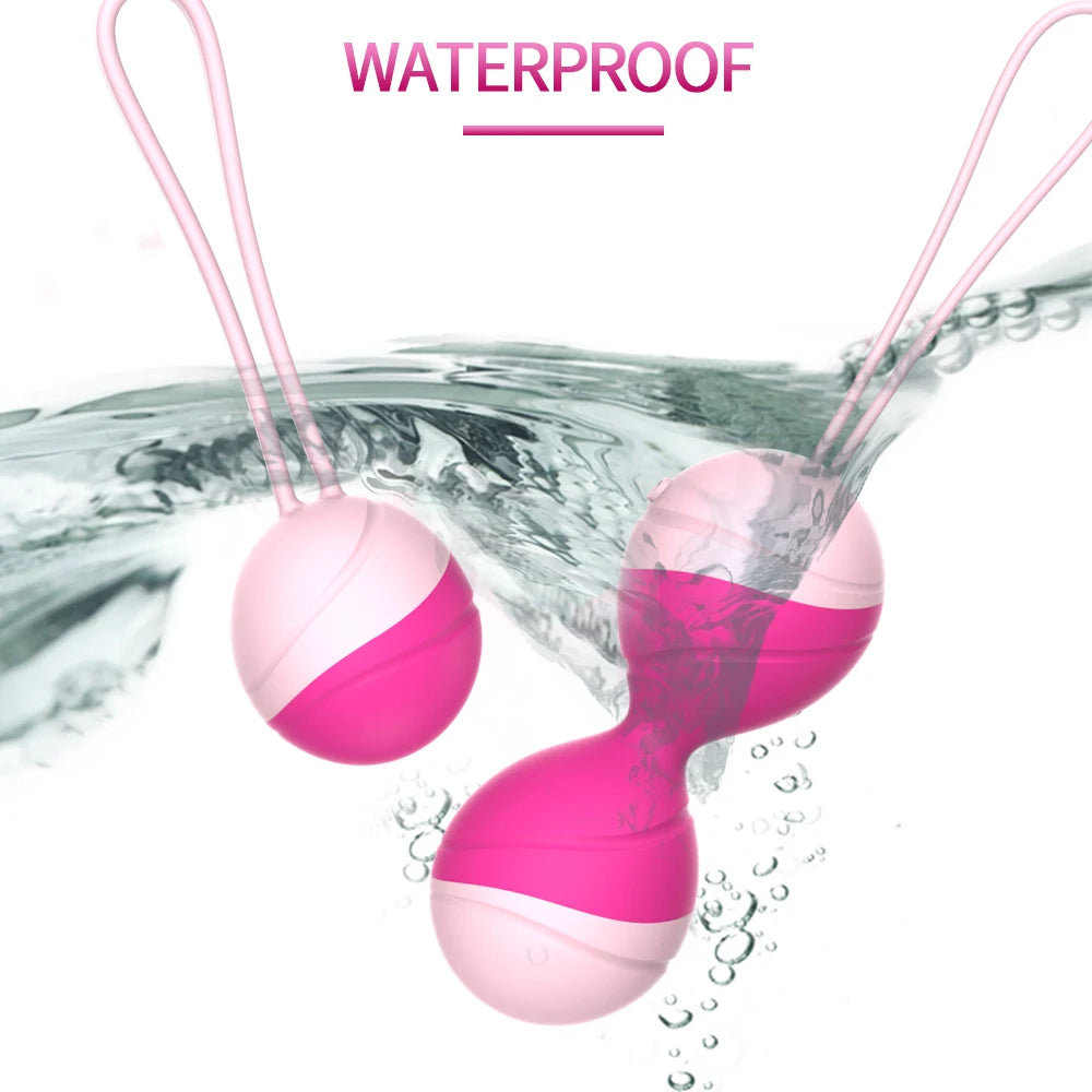 Boules de Kegel Vibrantes avec Télécommande – Œuf Vibrant pour Exercices Vaginal & Renforcement du Périnée