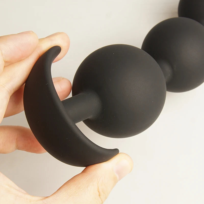 Perles Anales Longues en Silicone – Dildo Anal Progressif pour Entraînement, Massage Prostatique et Stimulation Anale
