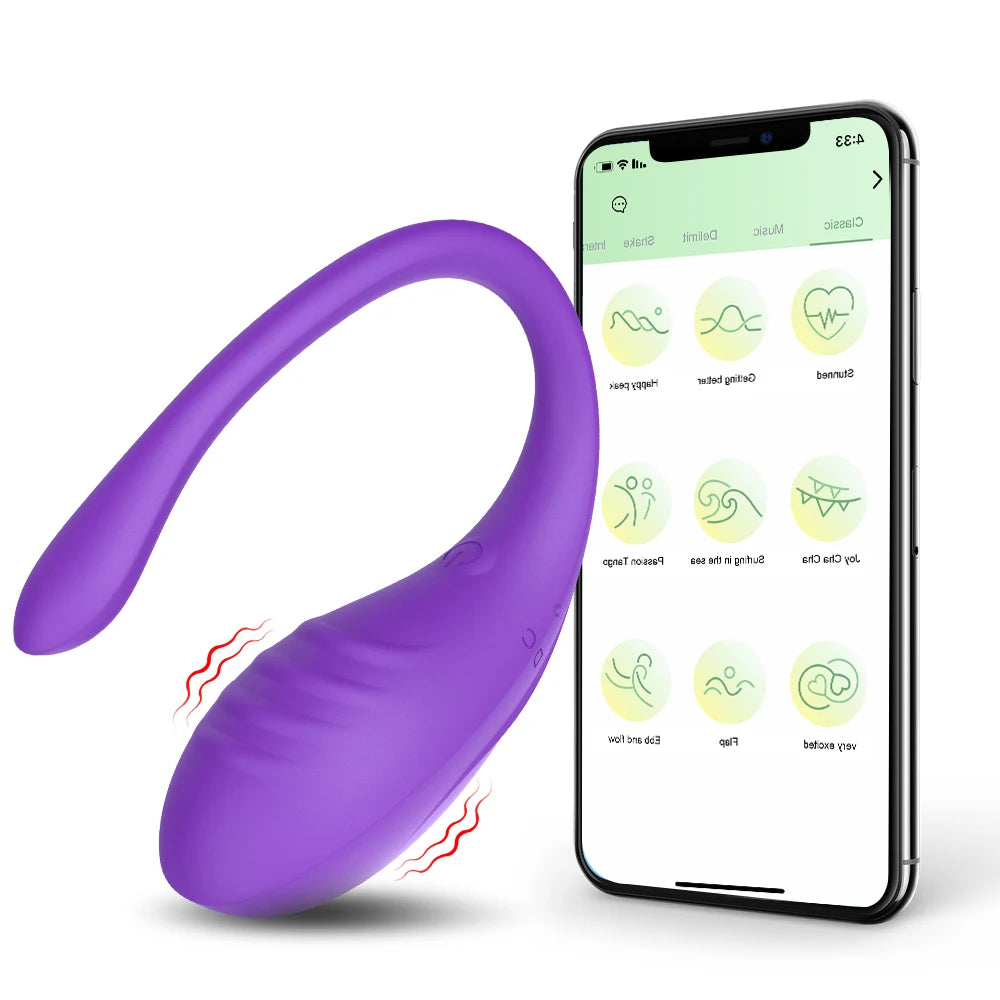 "Découvrez le plaisir ultime avec notre stimulateur intime à 9 vitesses, contrôlable via application – discrétion, puissance et sensations inégalées pour des moments inoubliables en solo ou en couple !"