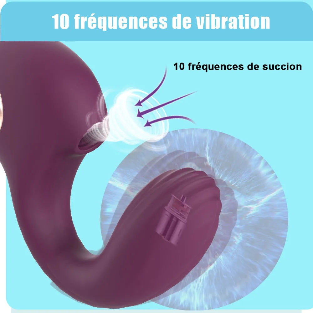 Nouveau vibromasseur suceur clitoridien  vibromasseurs à succion