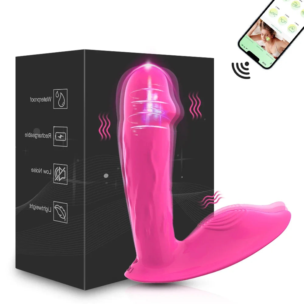 Mini Vibromasseur Portatif Connecté – Stimulateur Point G & Clitoris Bluetooth