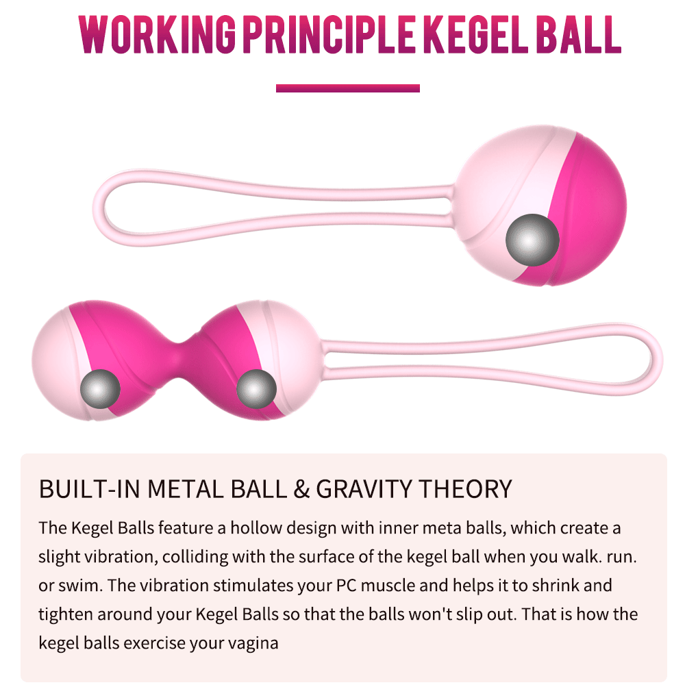 Boules de Kegel Vibrantes avec Télécommande – Œuf Vibrant pour Exercices Vaginal & Renforcement du Périnée