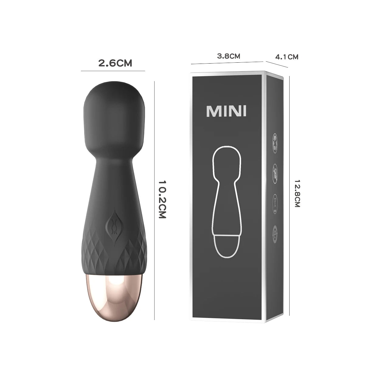 Mini Vibromasseur Personnel en Silicone – Puissant et Silencieux | Stimulateur Clitoridien & G-Spot pour Femme