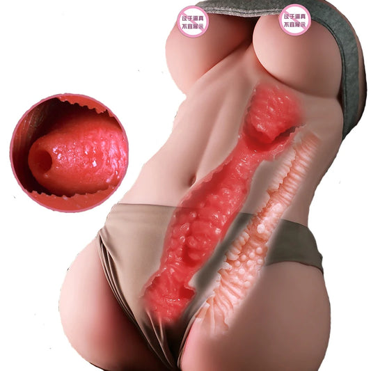 Masturbateur Masculin Réaliste – Vagin et Anus Ultra-Réalistes pour Stimulation Intense