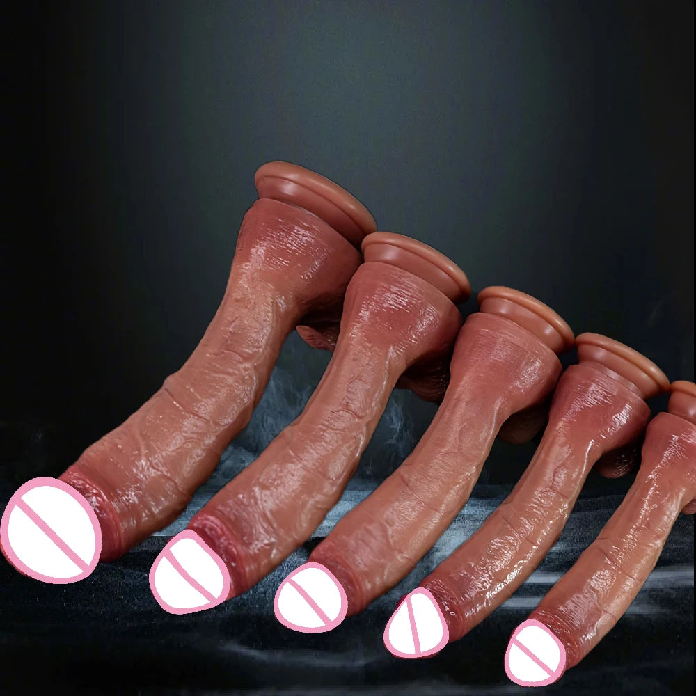 Oversized Soft Realistic Dildo Big Penis Suction Cup Dick Penetration Anal Adult Sex Toys/Anal Toy For Women Masturbation Dildos