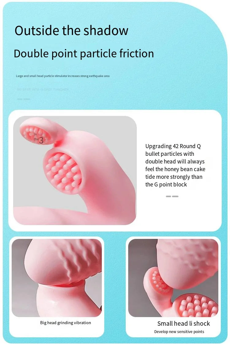 LickLip 3 en 1 – Vibromasseur Rabbit avec Fonction Léchage de Langue, Double Tige et Stimulation Triple | Sextoy Haute Précision pour Femme