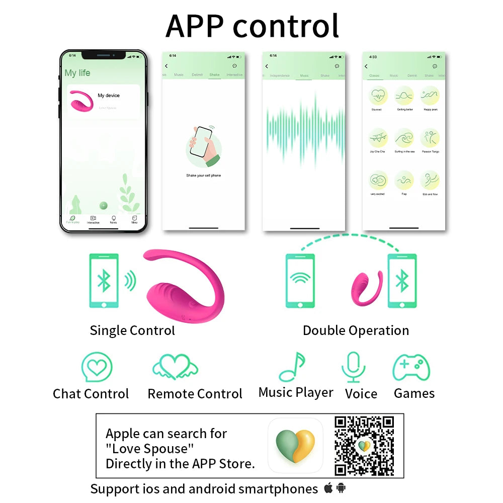 "Découvrez le plaisir ultime avec notre stimulateur intime à 9 vitesses, contrôlable via application – discrétion, puissance et sensations inégalées pour des moments inoubliables en solo ou en couple !"
