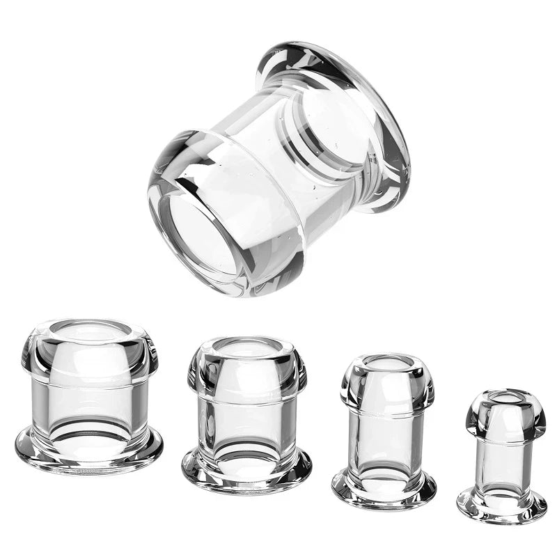 Plug Anal Creux en Silicone – Tunnel Dilatateur avec Base Sécurisée