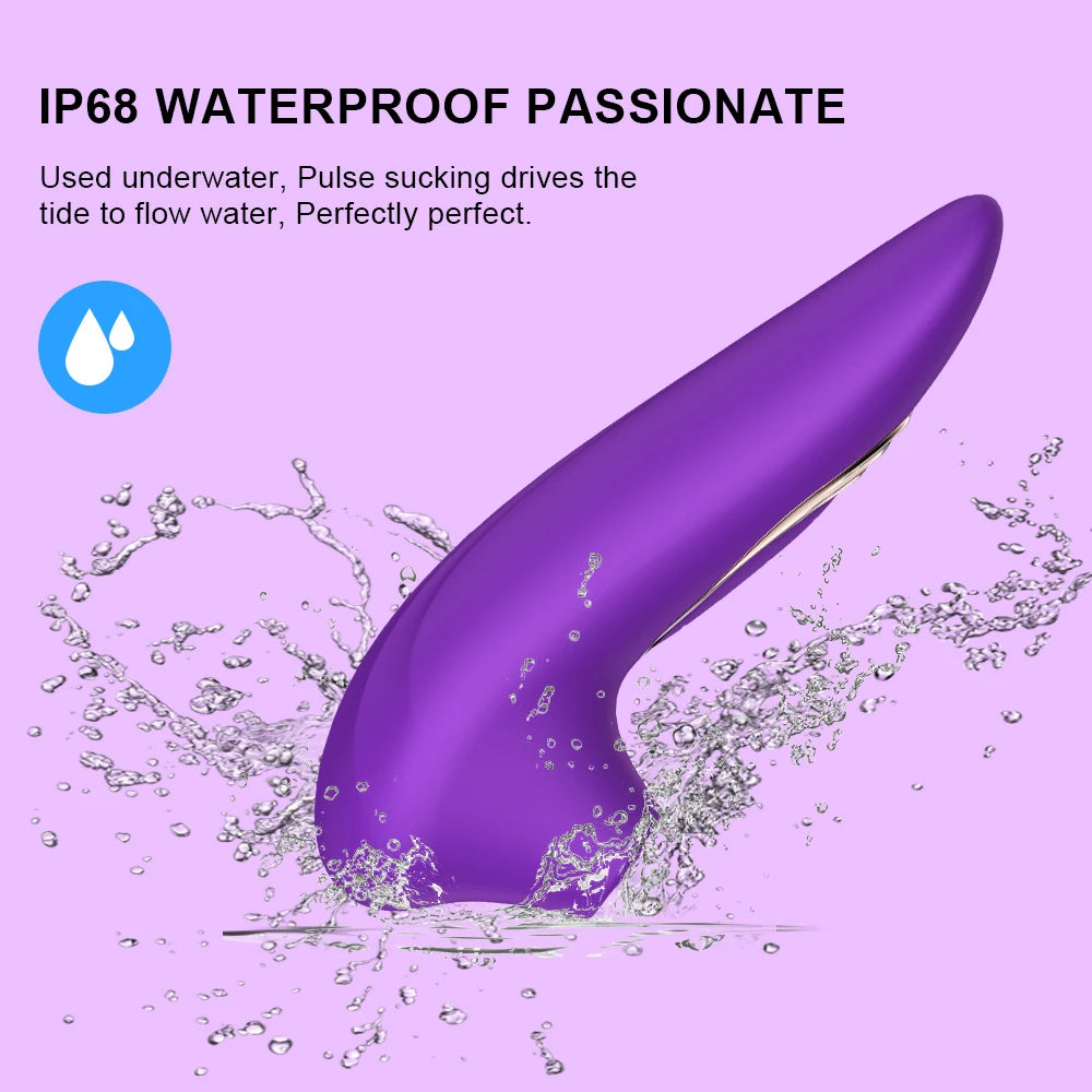 "Vibrateur suceur clitoridien – Stimule le point G, les tétons et le clitoris pour un plaisir intense. Masturbateur érotique conçu pour le plaisir féminin."