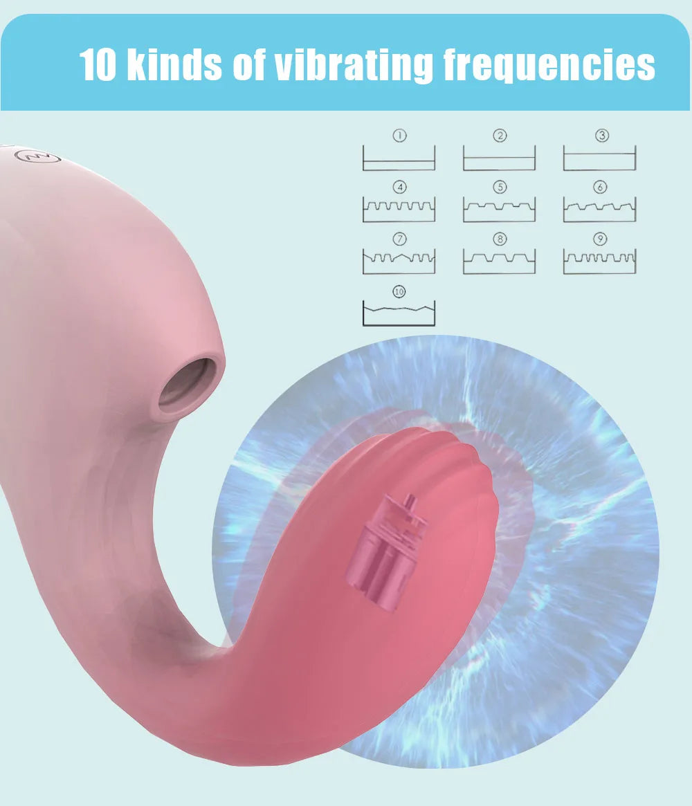 Nouveau vibromasseur suceur clitoridien  vibromasseurs à succion