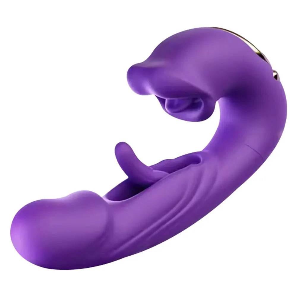 Stimulateur point G pour femmes – 7 modes de vibration, pulsation et stimulation par mouvements de langue – Design ergonomique pour un plaisir intense
