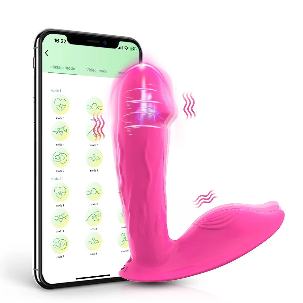Mini Vibromasseur Portatif Connecté – Stimulateur Point G & Clitoris Bluetooth